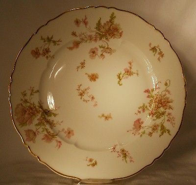 HAVILAND Limoges china POPPY pattern Dinner Plate 10 3/8