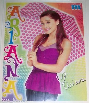 ARIANA GRANDE   VICTORIOUS   JUSTIN BIEBER   BEIBER   22 x 16