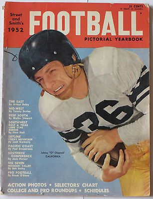 1952 Street & Smiths Football Pictorial Yearbook   Johnny Olszewski