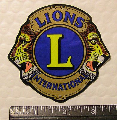 New VINTAGE LIONS CLUB INTERNATIONAL Vending Gumball Candy Machine