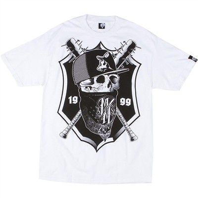 Metal Mulisha Raiders T Shirt White motox fmx skull