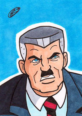 JAMESON spider man SKETCH CARD original artwork PSC ACEO Peter Simeti