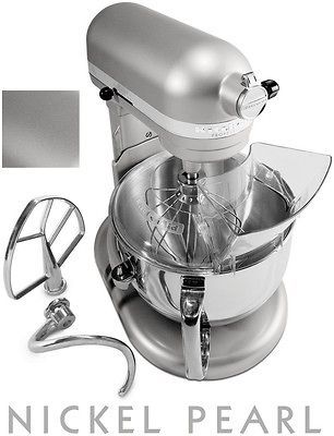 Kitchenaid KP26M1Xnp Pro 600 Stand Mixer 6 qt Nickel Pearl BIG Large