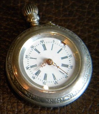 ORIGINAL Rare marked German soldier estate sale war pocket watch top