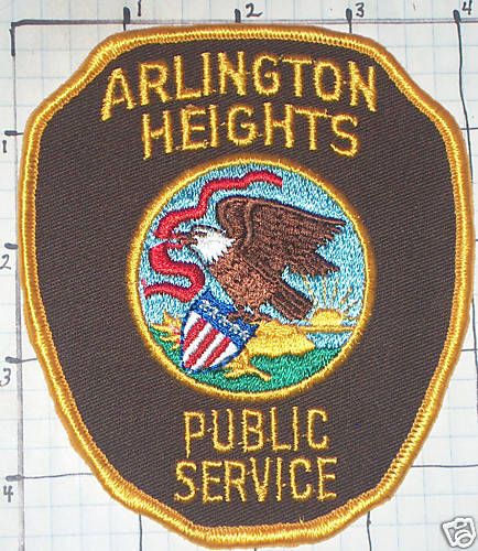 ILLINOIS, ARLINGTON HEIGHTS PUBLIC SERVICE POLICE PATCH