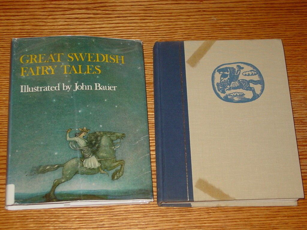 Great Swedish Fairy Tales 21 HBDJ ill John Bauer 1973 1st Trolls Leap