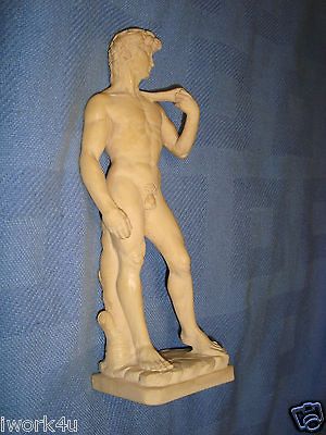 VINTAGE A Santini Poured Composite Resin ITALY Michelangelos David