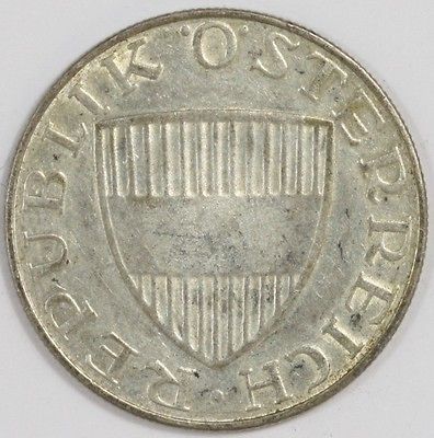 1958 Austrian 10 Schilling Coin – 64% Silver COLLECTABLE GRADE