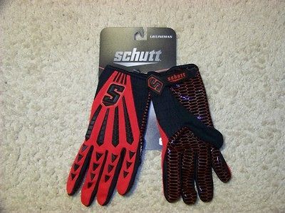 Newly listed #3 Linebacker Lin eman football gloves* Med  XLarge