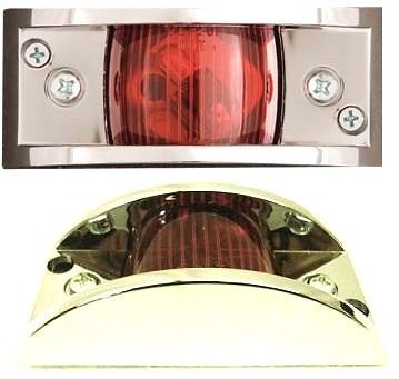 TRAILER CAMPER RV CLEARANCE SIDE & BACK ID LIGHT MARKER LIGHTS*****CV2