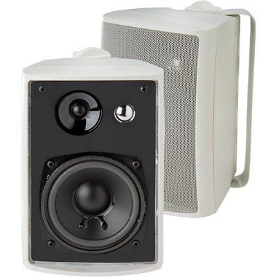 Wall Mount Audio Sound Stereo Television Home Party Office Speaker Set