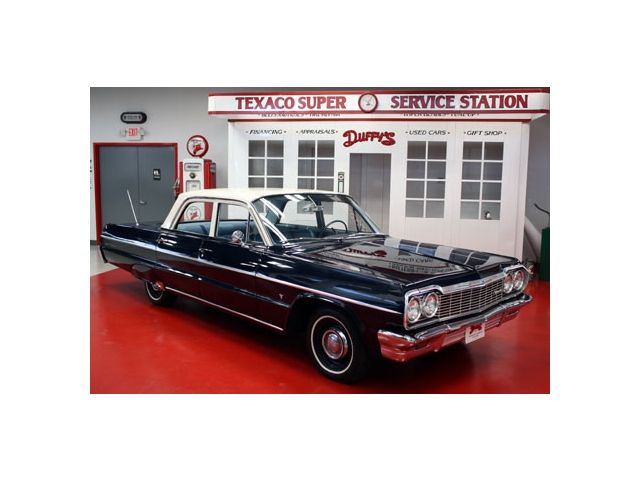 Air/150/210 1964 Chevrolet Bel Air 4 door sedan 283 V8 automatic blue