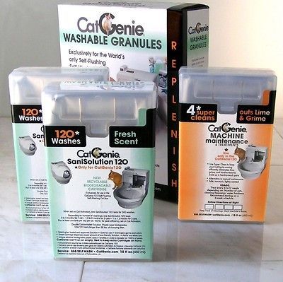 Cat Genie 120 Scented Refill Combo Plus Maintenance