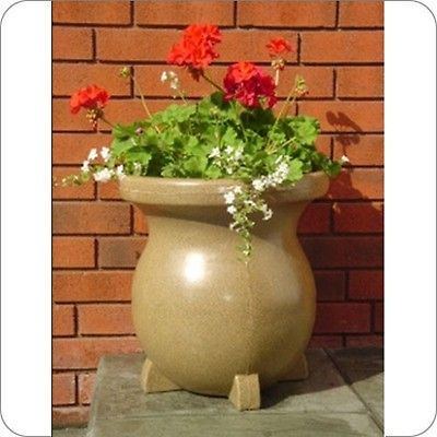 Koolatron LDPSS 30 Large Sand Stone Look Decorative Outdoor Planter