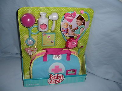 BABY ALIVE GET WELL KIT WITH SOUND NEW