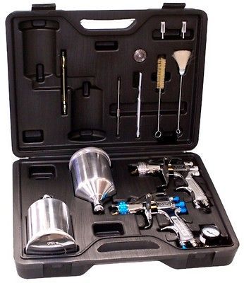 Startingline HVLP SPRAY PAINT GUNS Basecoat Clearcoat Primer Gun Kit