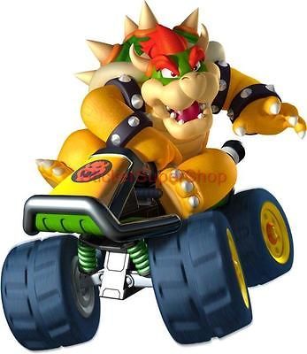 XXL BOWSER SUPER MARIO KART Decal Removable WALL STICKER Decor Video