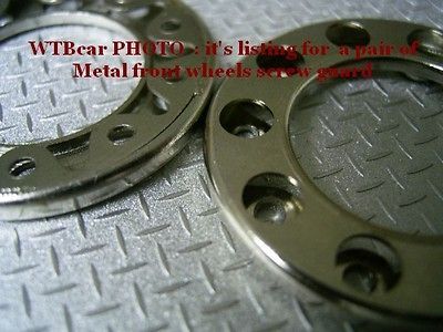 14 rc car truck parts METAL Wheel nut cover ( 2pcs ) for tamiya man