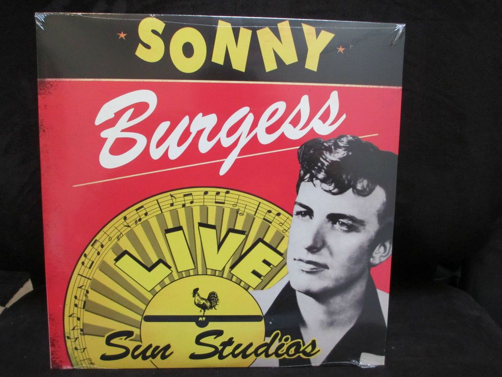 BURGESS   Live at Sun Studios Lp Fans of Elvis Presley Rock N Roll