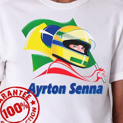 Ayrton Senna F1 Racing T Shirt Formula 1 All Sizes XS 3XL #737