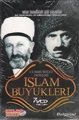 ISLAM BUYUKLERI TURKISH VCD SAID NURSI ISKILIPLI ATIF HOCA ZAHID KOTKU