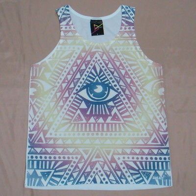 BAM BOY Tank Top eye tribal native fixed gear sneaker punk skate