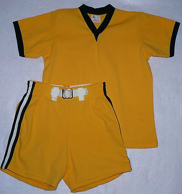 50s 60s vtg NOS Girls Basketball Uniform Felco belted school gym