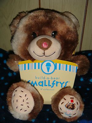 Build a Bear Smallfrys Hot Fudge Sundea bear