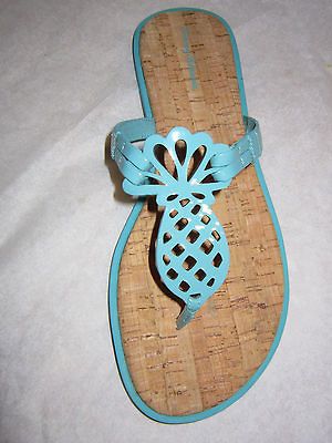 NEW TOMMY BAHAMA TURQUOISE FLIP FLOPS 7