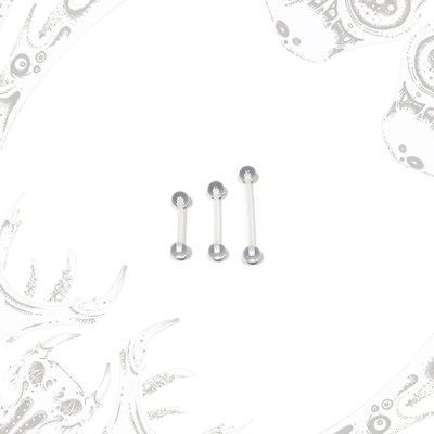 BODY    PFTE Plastic Barbells 1.6mm gauge    JEWELLERY