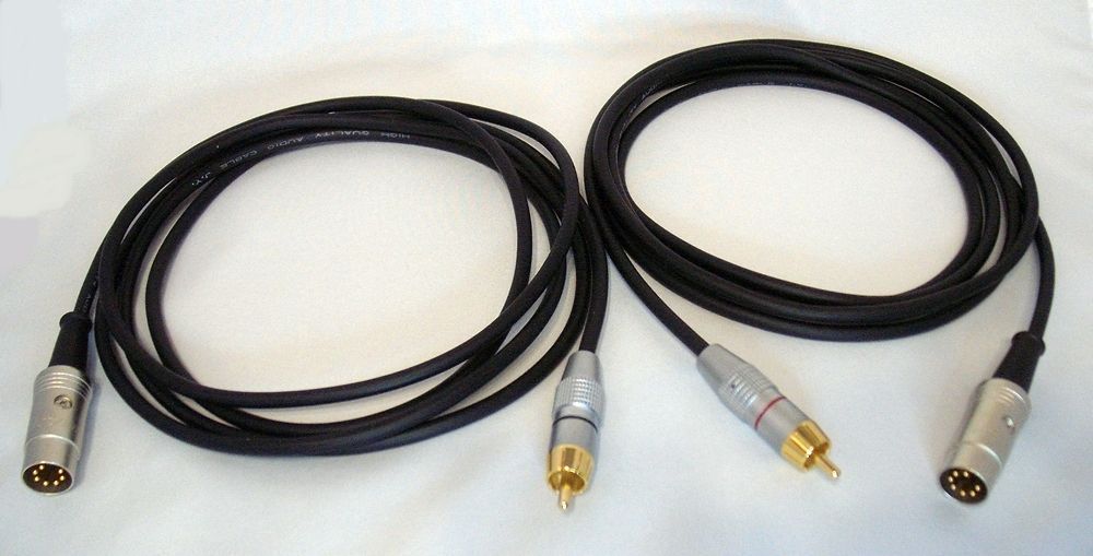 RCA (pre amp/recei ver) to B&O Beolab 3/9/4000 mk2/6002/8002 Cables