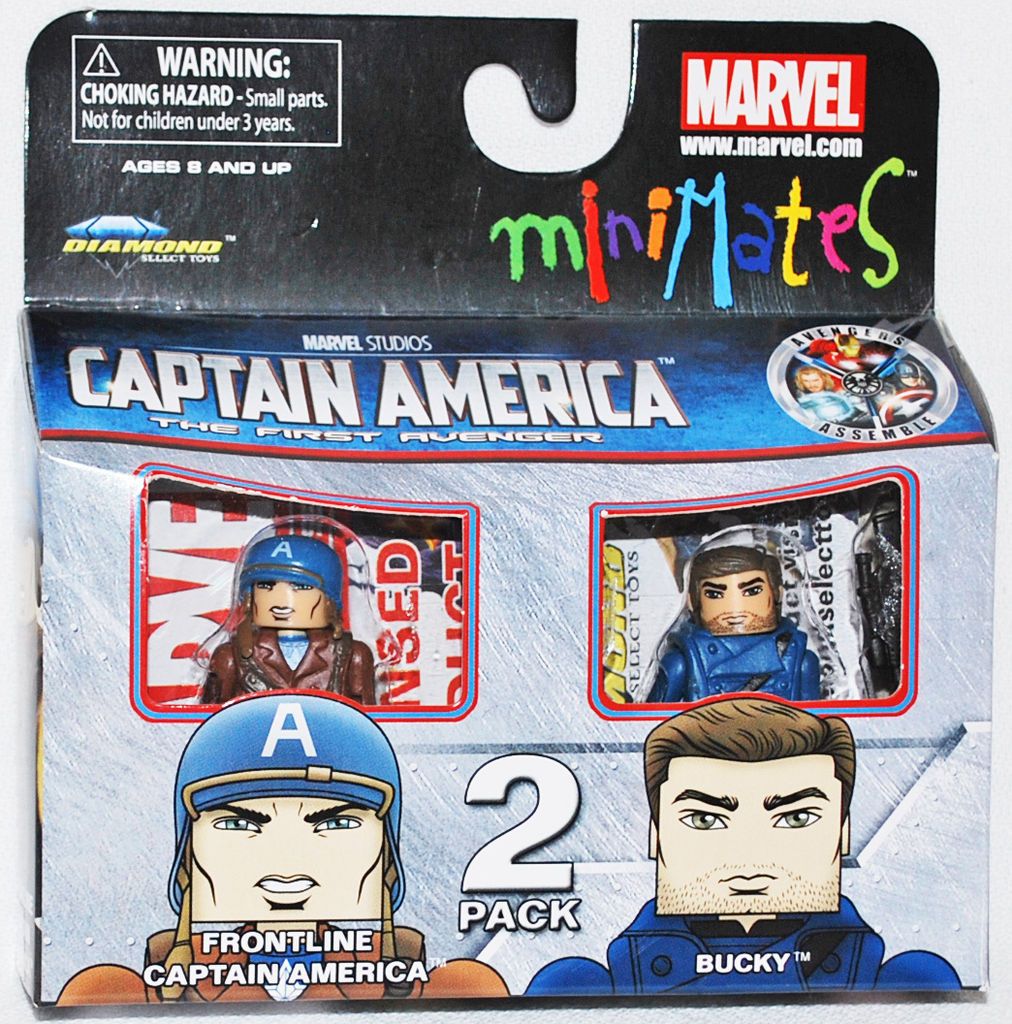 Minimates    FRONTLINE CAPTAIN AMERICA & BUCKY BARNES Movie SR