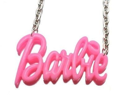 NEW NICKI MINAJ STYLE PINK BARBIE PENDANT & 18 CHAIN NECKLACE   MP586