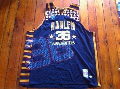 FUBU HARLEM GLOBETROTTERS LIMITED EDITION BASKETBALL JERSEY 3XL