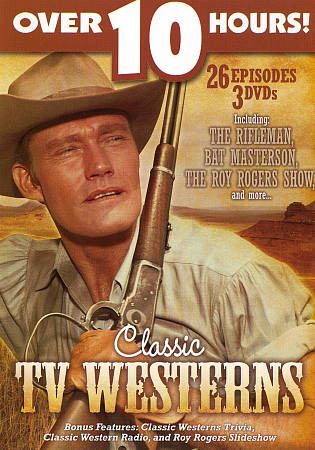 WESTERNS Roy Rogers/THE RIFLEMAN/Bat Masterson/STONEY BURKE/Fury/MORE