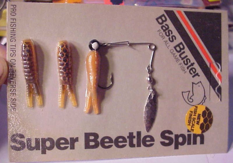 BASS BUSTER SUPER BEETLE SPIN LURE JIG NIPKG 1/8 OZ