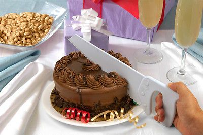 Table Saw Cake Knife Party Slicer Fun Knife Cake Server