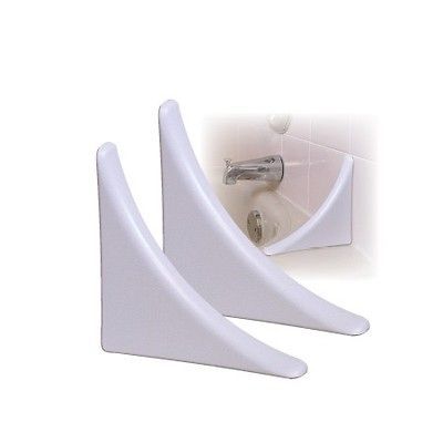 Taymor BATHTUB SPLASH GUARDS 02 DP9625 PACK OF 2 WHITE bathroom shower