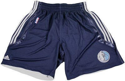 NBA Dallas Mavericks Official On Court Practice Adidas Shorts  Navy