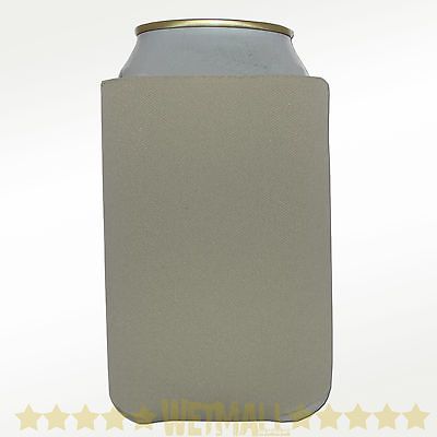 100 Light Grey Can Koozie Blank Beer coolers Party Wedding