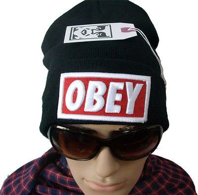 NEW Supreme Women Men OBEY Beanies Cotton Stay warm outdoor knit cap