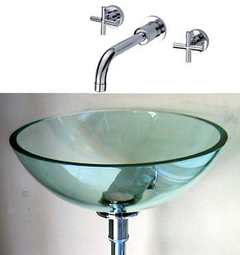 Wall Mount BRACKET for Glass Vessel Sink Bowl & Faucet ** THIS WEEK