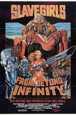 FROM BEYOND INFINITY Movie POSTER 27x40 Elizabeth Kaitan Cindy Beal