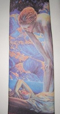 Marlin Novelty Theme Neck Tie ~Maxfield Parrish Daybreak~~Beau ty