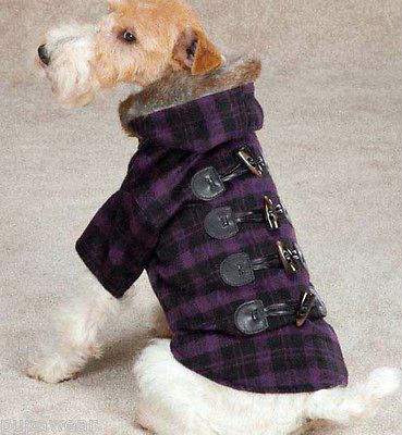 SM / MED westie scottie boston terrier pug DOG COAT JACKET ZACK & ZOEY