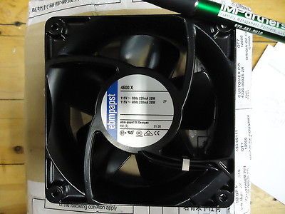 EBM Papst 4600X AXIAL FAN, 119MM, 115VAC Brand New