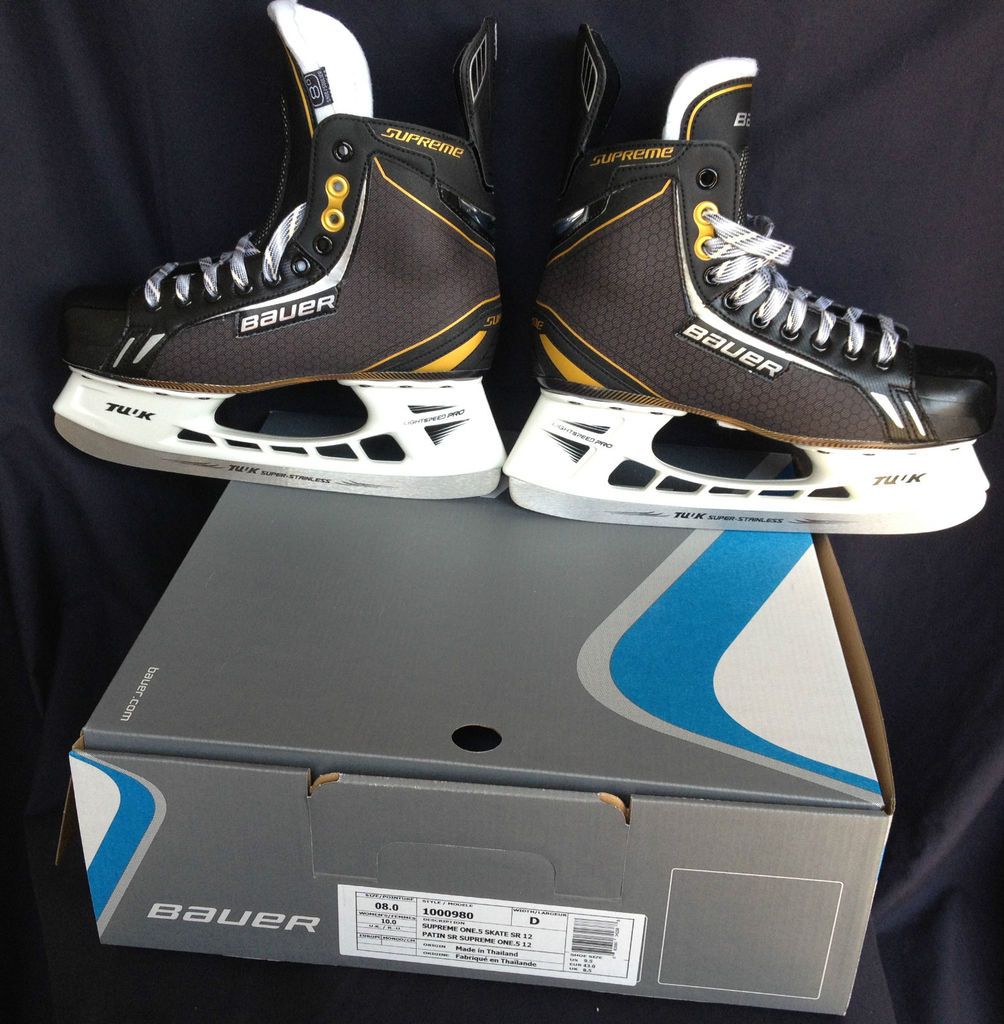 BAUER SUPREME ONE.5 SR SKATES 8D ***BRAND NEW***