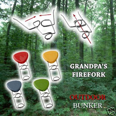 GRANDPAS FIREFORK CAMPING COOKING FORK SKEWER SPIT NEW