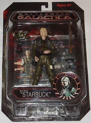 DIAMOND SELECT TOYS BATTLESTAR GALACTICA KARA THRACE STARBUCK ACTION