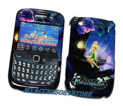 Curve 3G 9330 Tinkerbell Snap On Protector Hard Cell Phone Case Cover